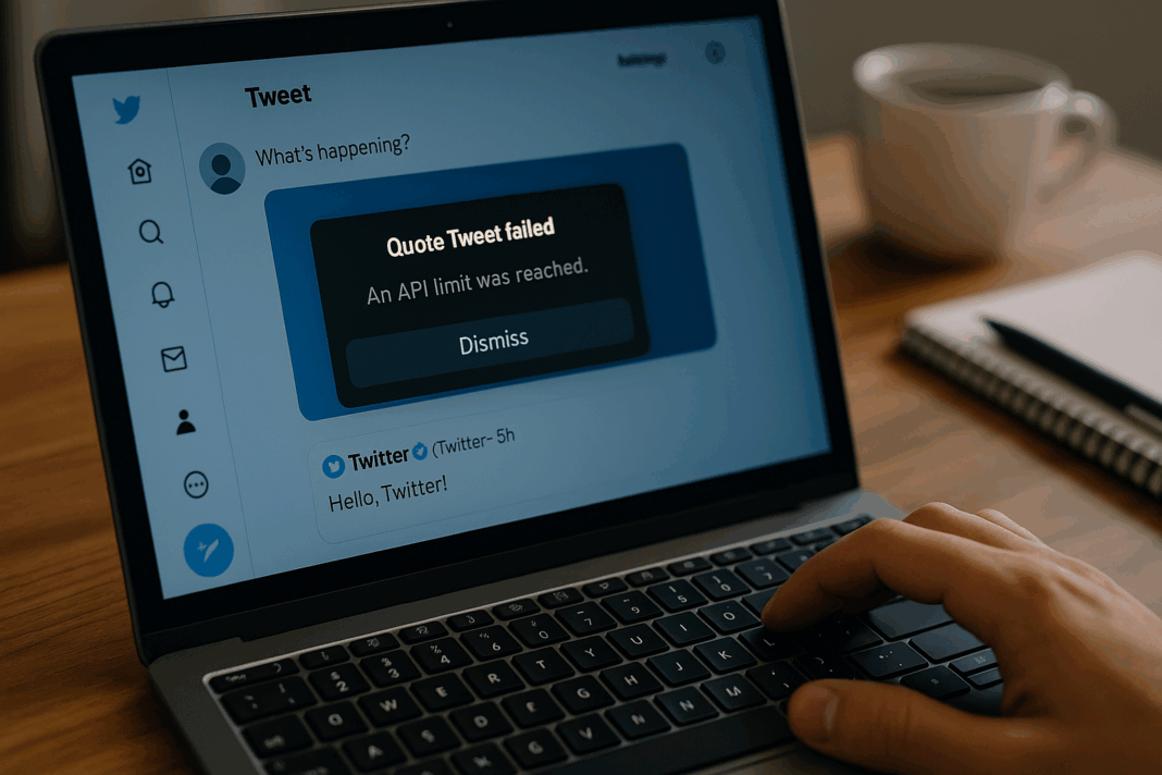 TwitterX Quote Tweet Not Working API, Account Limits, and Format Fixes