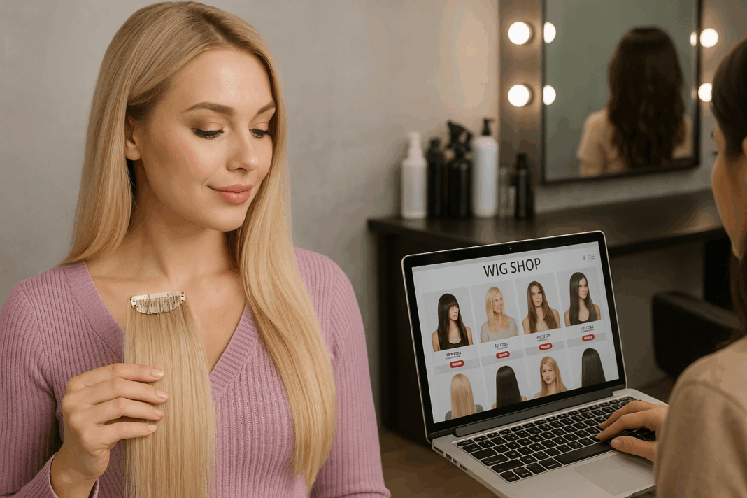Haarverlängerung Kaufen leicht gemacht Online vs. Friseursalon