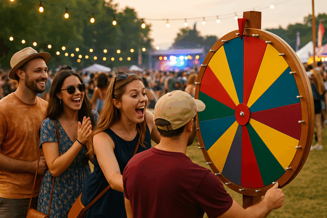 Spin the Wheel Fun at Festivals and Concerts
