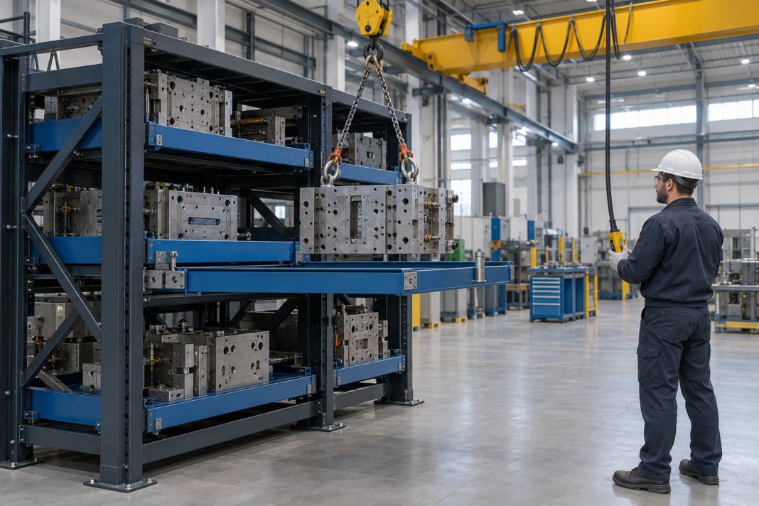 How to Select Drawer Style Mold Racks Suitable for Crane Access in Mold Shops